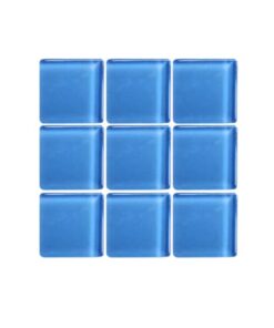 Color azul cobalto claro 2.5 x 2.5